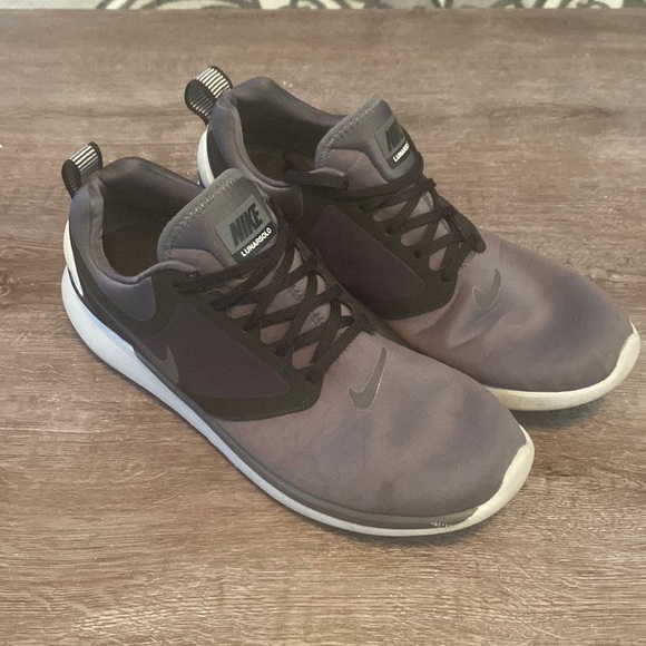 Nike Other - Black, grey, and white Nike Lunarsolo size 12